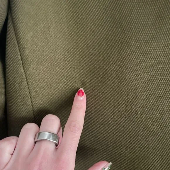 Rag & Bone Shearling Trimmed Twill Coat Size XXS